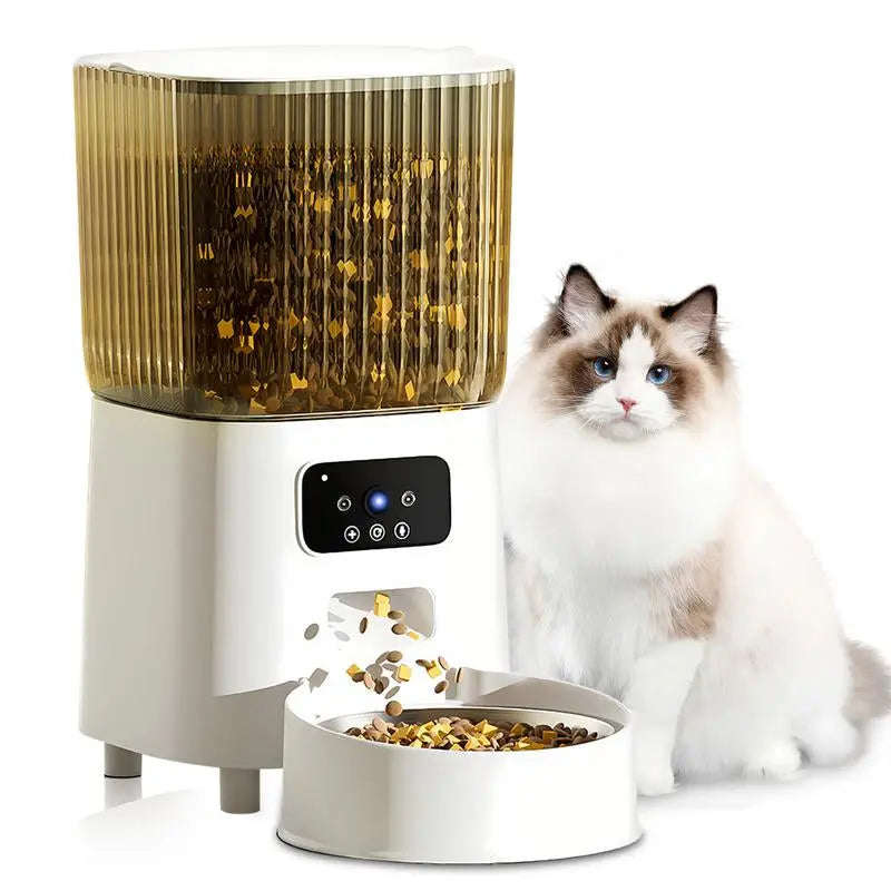 Smart Pet Feeder with HD Camera & Remote Control – 5L Auto Dispenser for Cats & Dogs