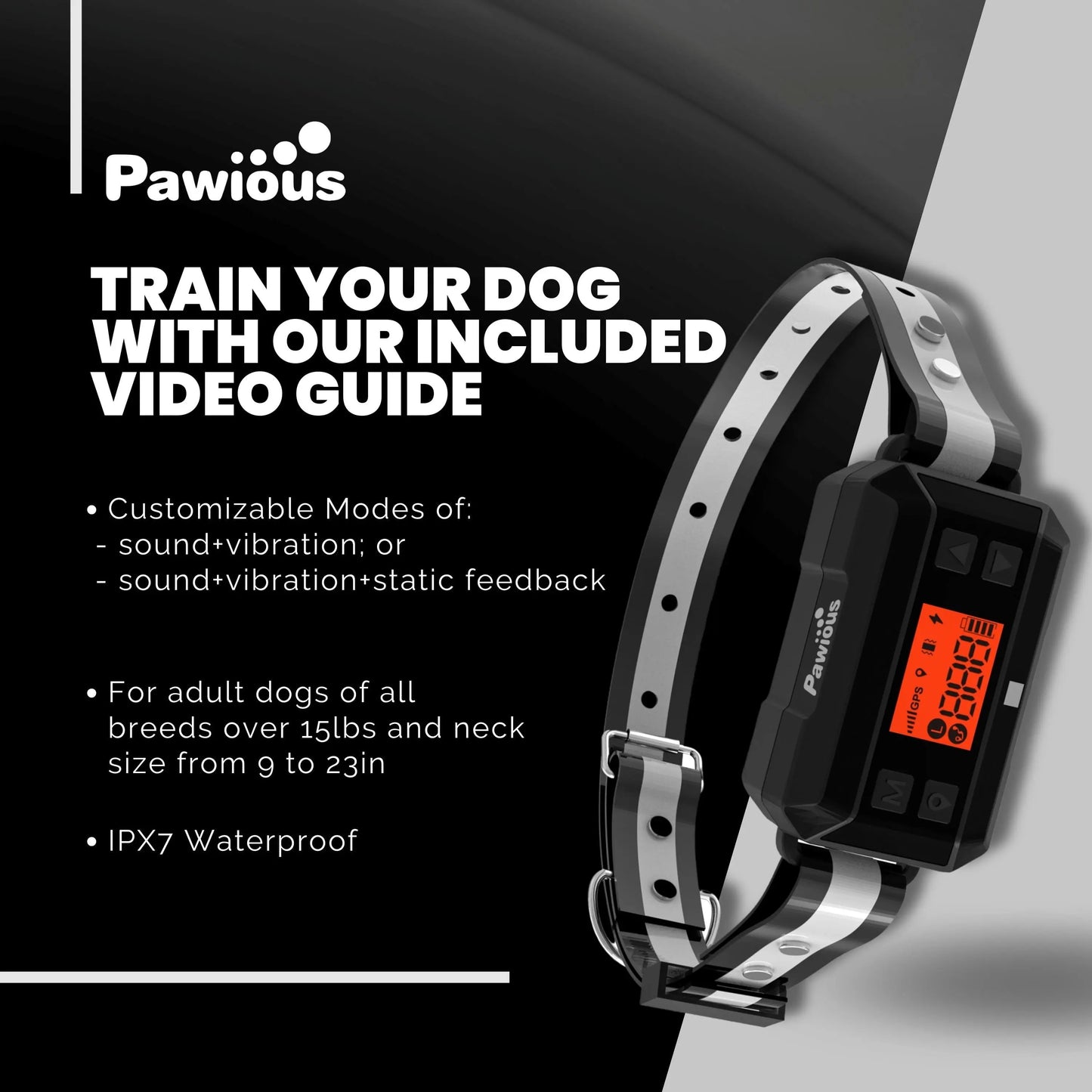 GPS Wireless Dog Fence F810+ 2nd Gen with Signal Boost Chip & AI Pet Safety