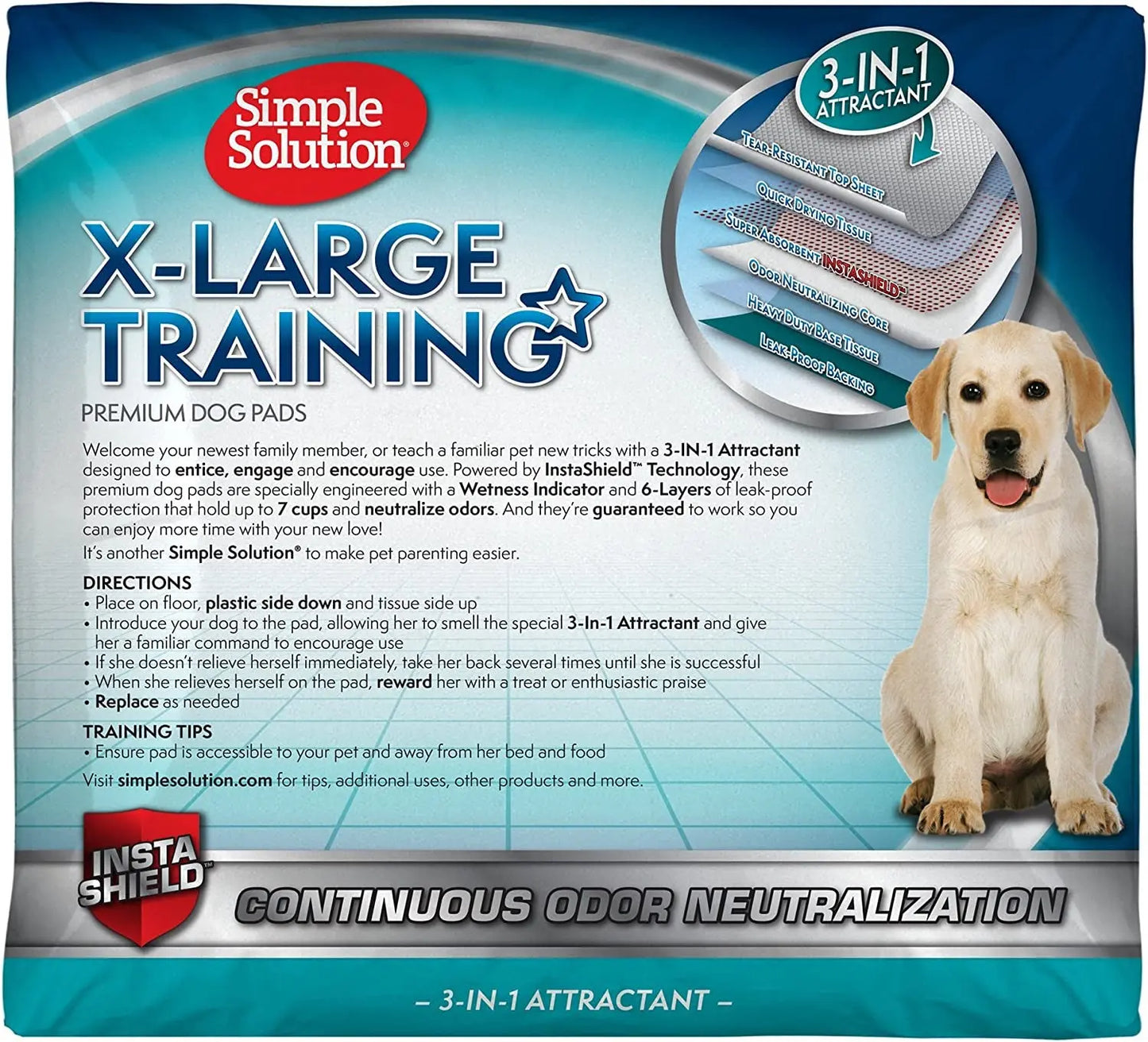 Extra Large Dog Pee Pads 28"x30" – Super Absorbent Leak Proof Puppy Training Pads