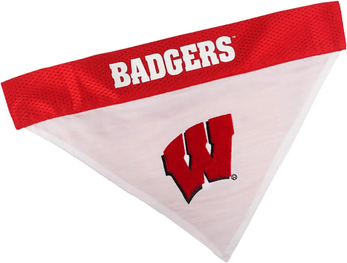 Official NCAA Collegiate Pet Bandana – Game Day Gear for Dogs & Cats Wisconsin Badgers Small Medium
