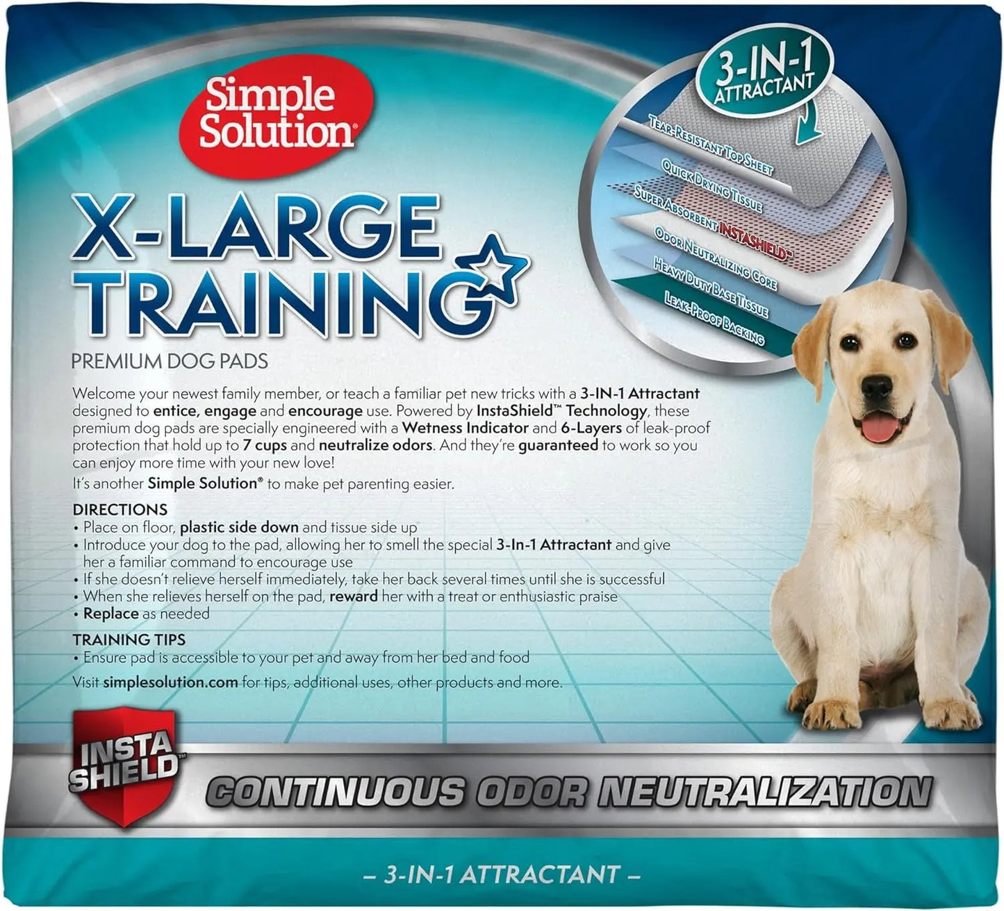 Extra Large Dog Pee Pads 28"x30" – Super Absorbent Leak Proof Puppy Training Pads