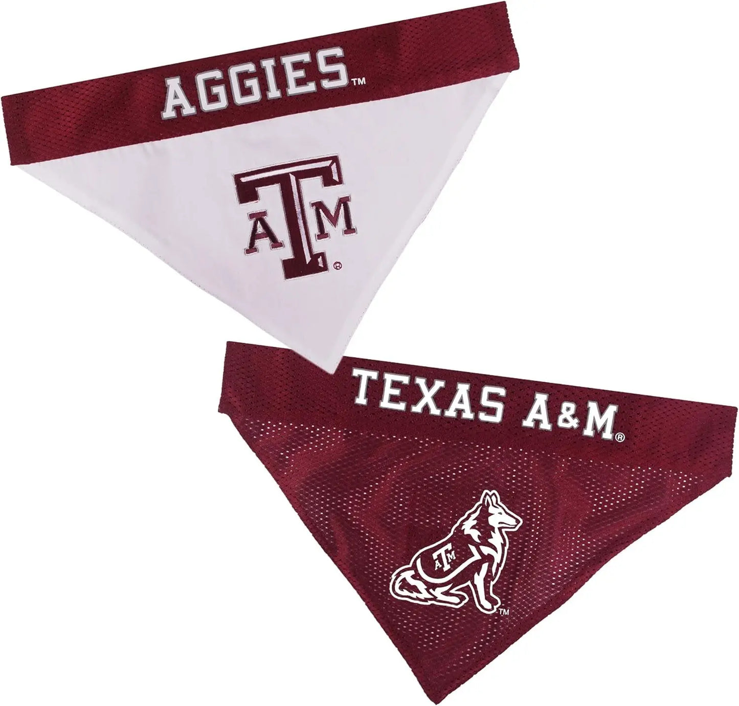Official NCAA Collegiate Pet Bandana – Game Day Gear for Dogs & Cats Texas Am Aggies