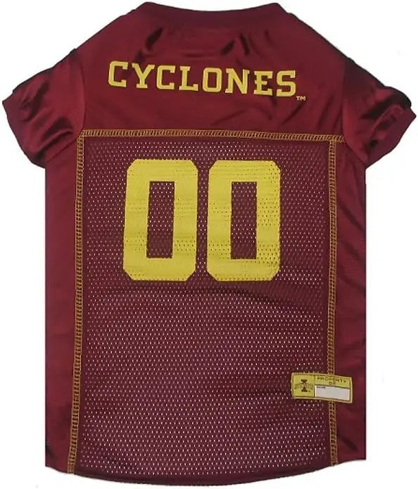 Licensed Official NCAA Mesh Jersey for Dogs & Cats Iowa State Cyclones X-Large