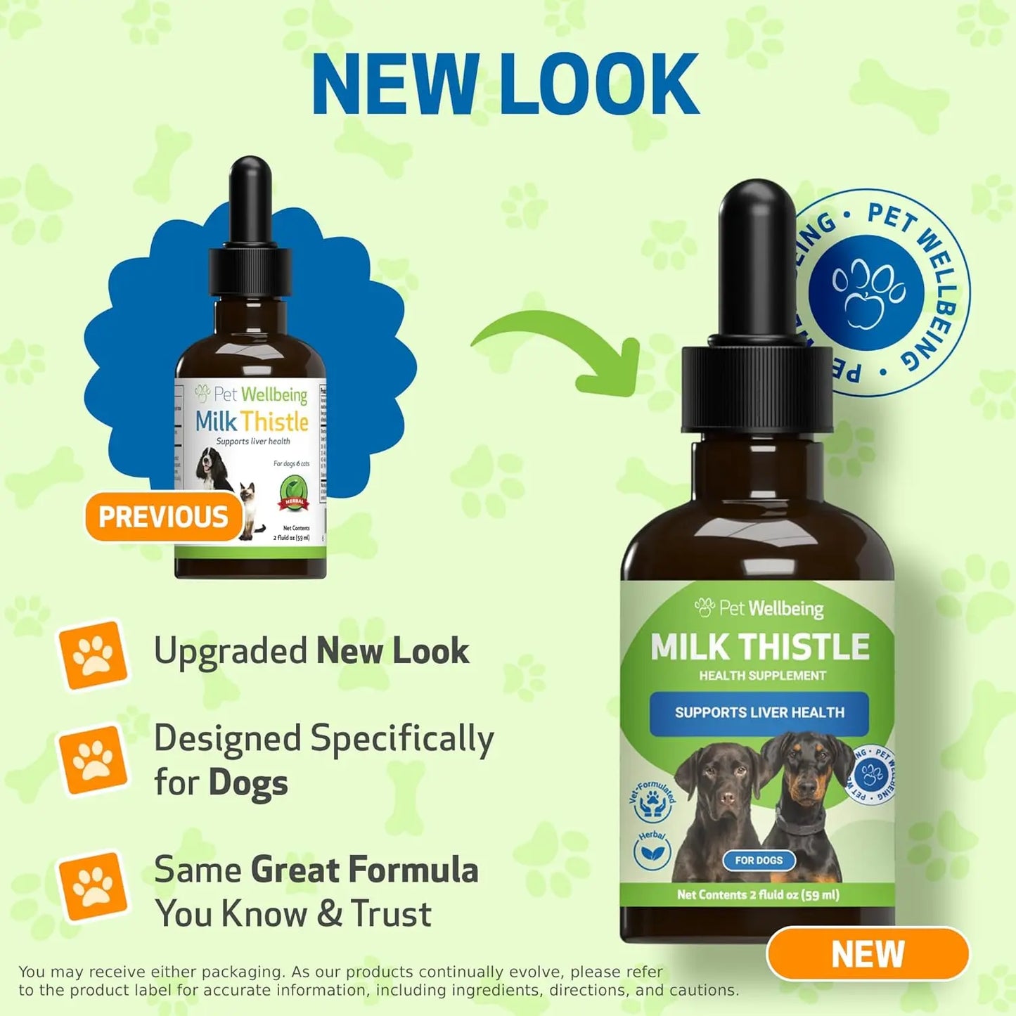Organic Milk Thistle for Dogs 2oz – Vet Formulated Liver Support, Detox & Antioxidant Herbal Supplement