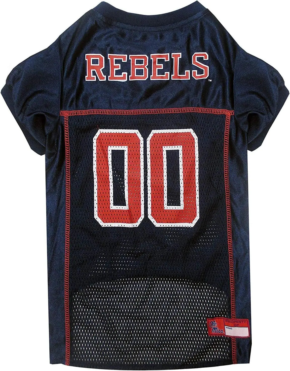 Licensed Official NCAA Mesh Jersey for Dogs & Cats Mississippi Ole Miss Rebels Medium