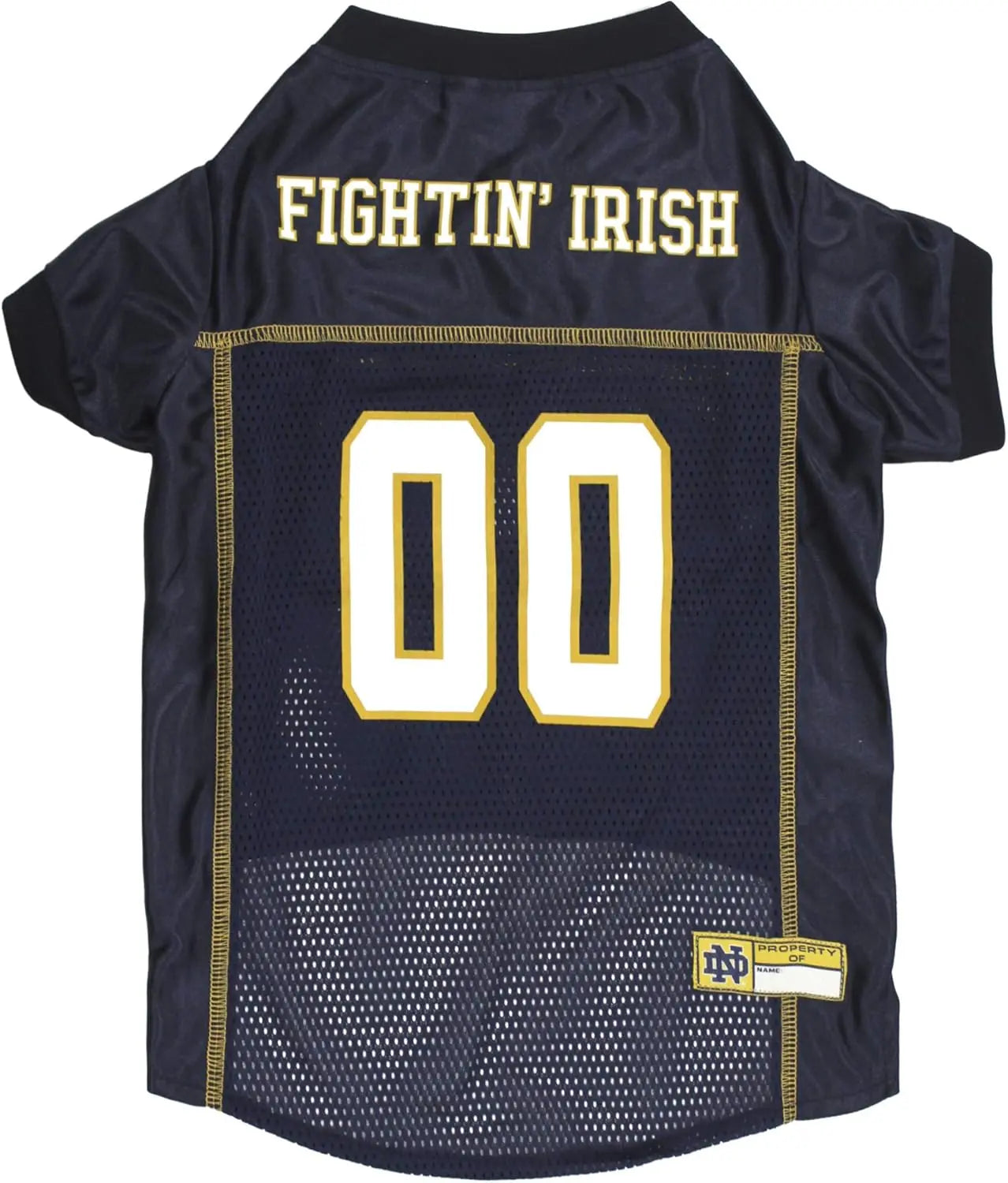 Licensed Official NCAA Mesh Jersey for Dogs & Cats Notre Dame Fighting Irish Xxl