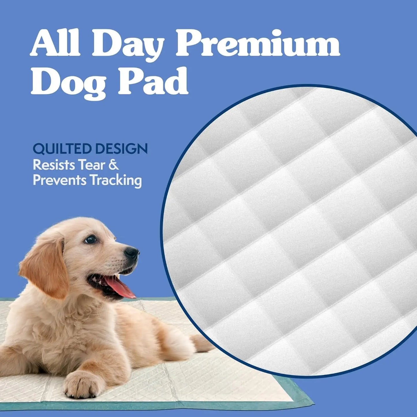 Extra Large Dog Pee Pads 28"x30" – Super Absorbent Leak Proof Puppy Training Pads
