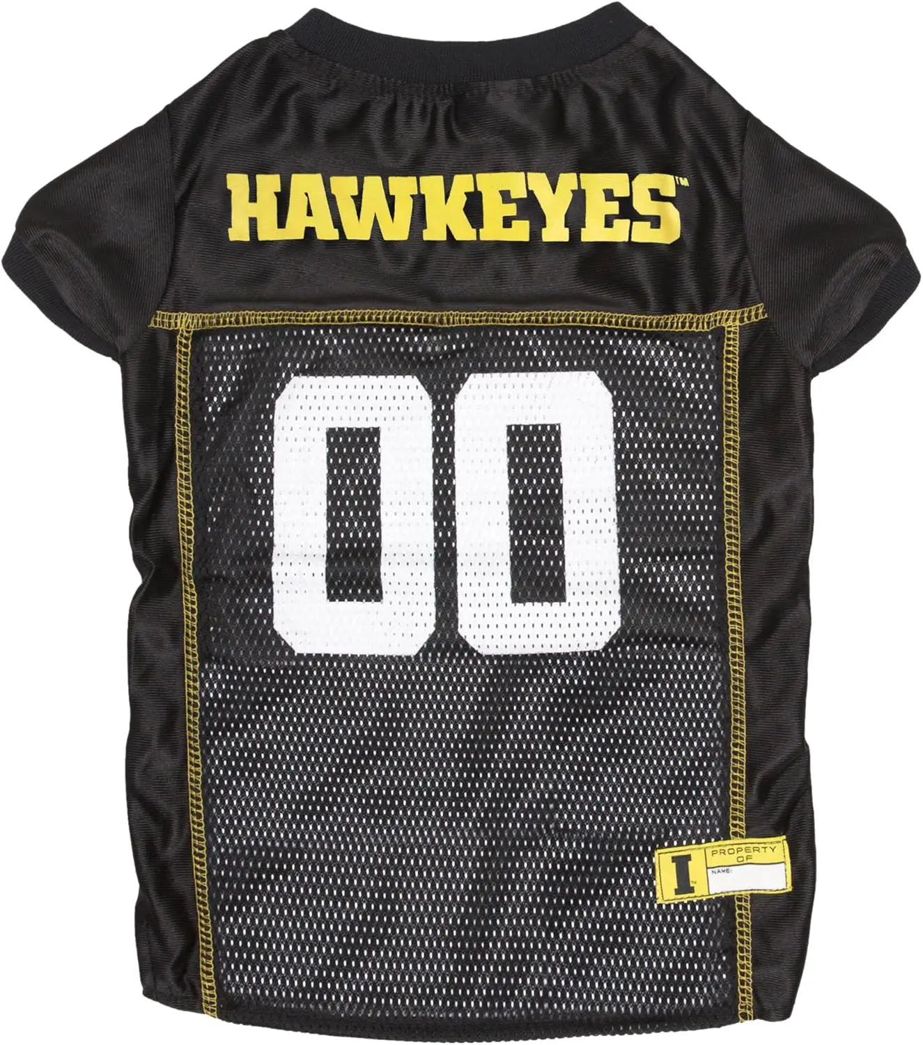 Licensed Official NCAA Mesh Jersey for Dogs & Cats Iowa Hawkeyes X-Large