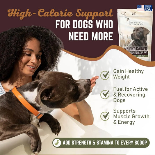 Dog Weight Gainer High Calorie Protein Powder Supplement Muscle Recovery