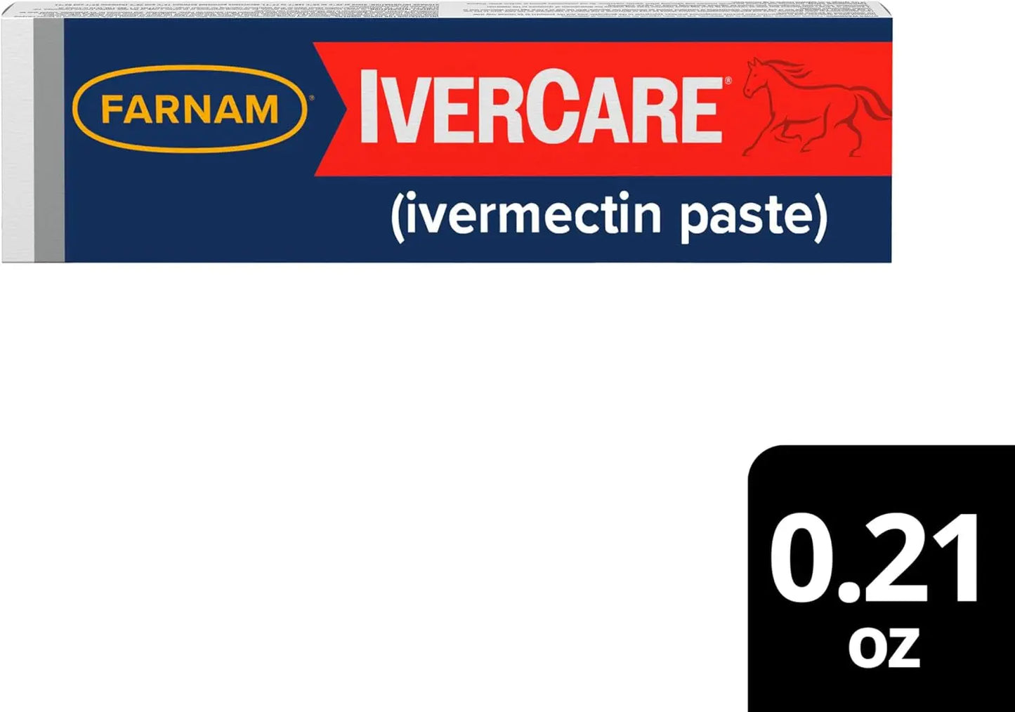 Farnam IverCare Ivermectin Paste 1.87% Horse Dewormer Apple Flavor