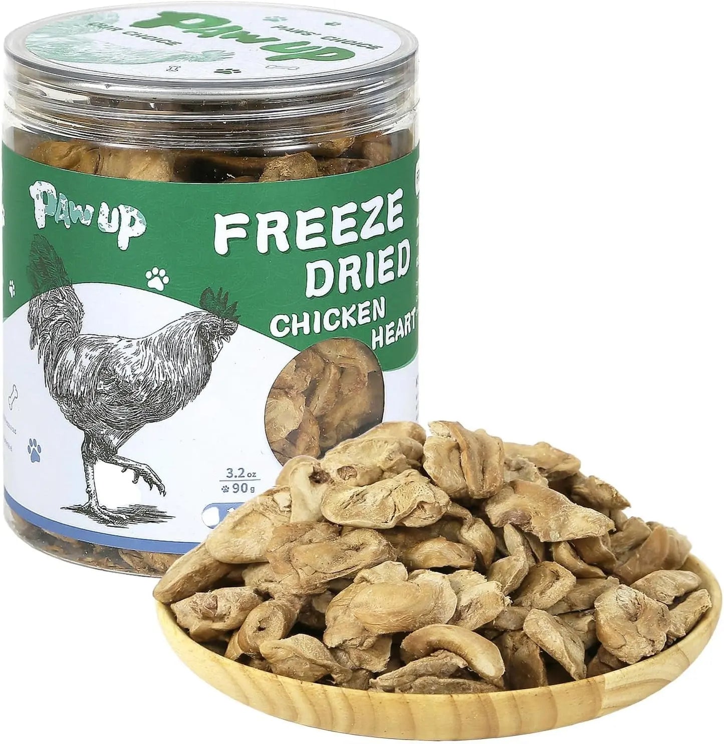 Freeze Dried Chicken Liver & Heart Dog & Cat Treats 2.1oz Grain Free