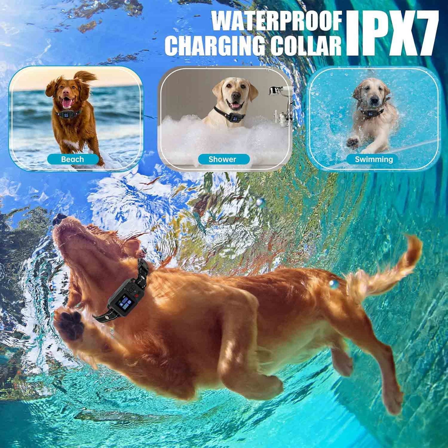 GPS Wireless Dog Fence System – Rechargeable GPS Containment Collar