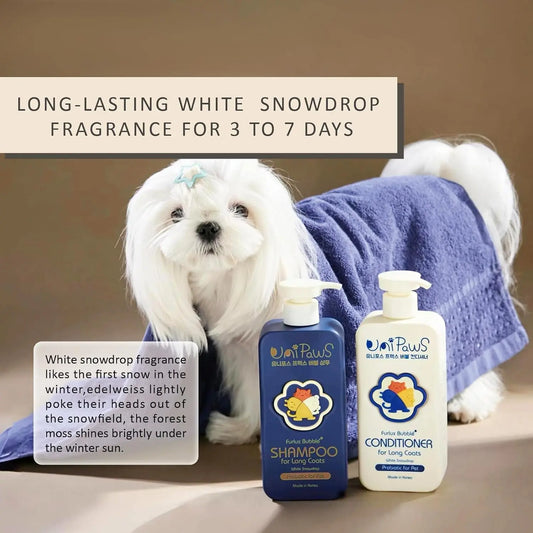 Long Haired Dog Shampoo Conditioner Set Detangling Deshedding Sensitive Skin