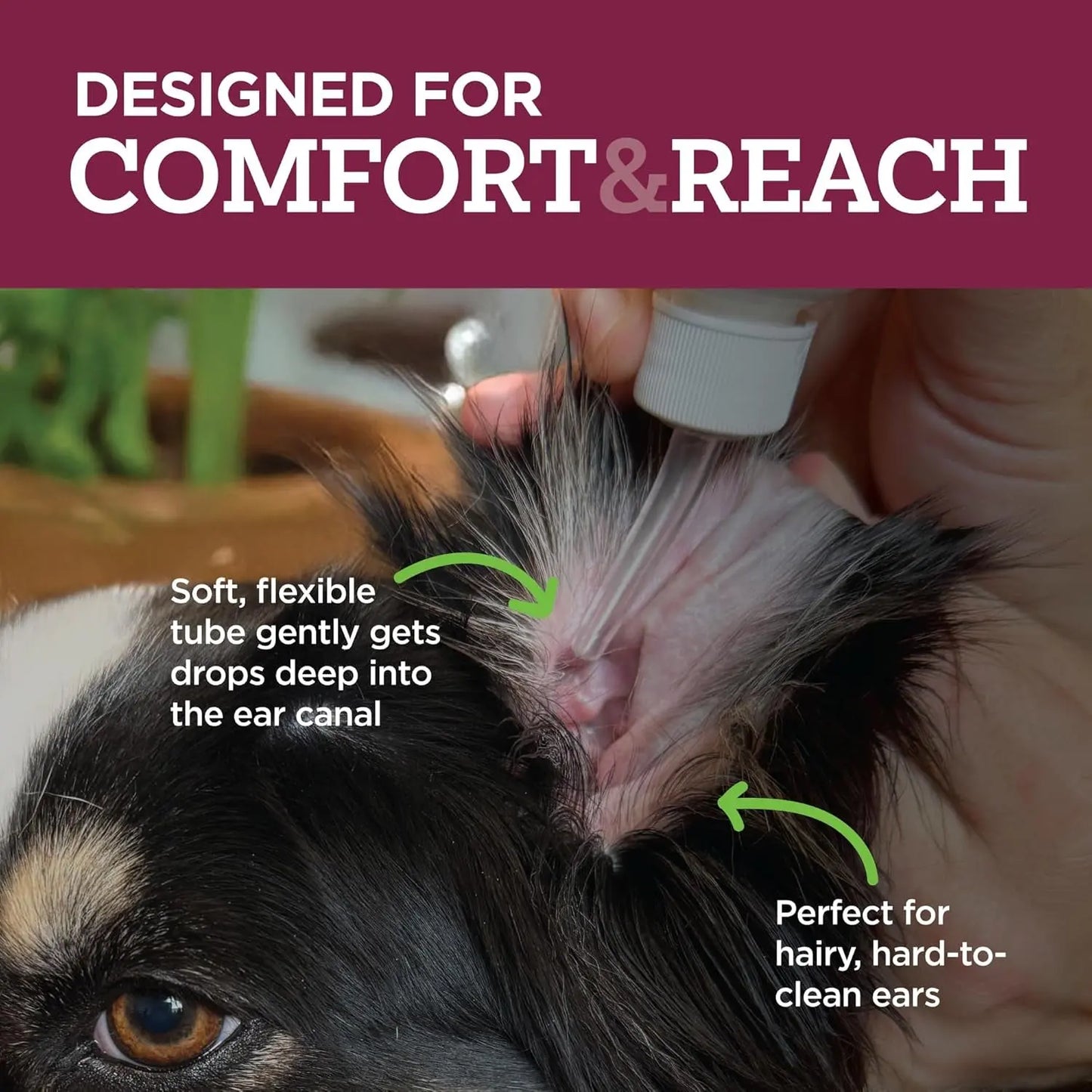Medicated Dog Ear Drops 2oz Itch Relief Otic Infection Support