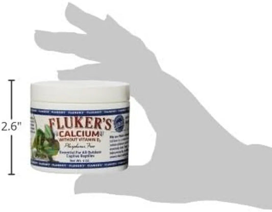 Reptile Calcium Supplement Powder Without Vitamin D3 Phosphorus-Free