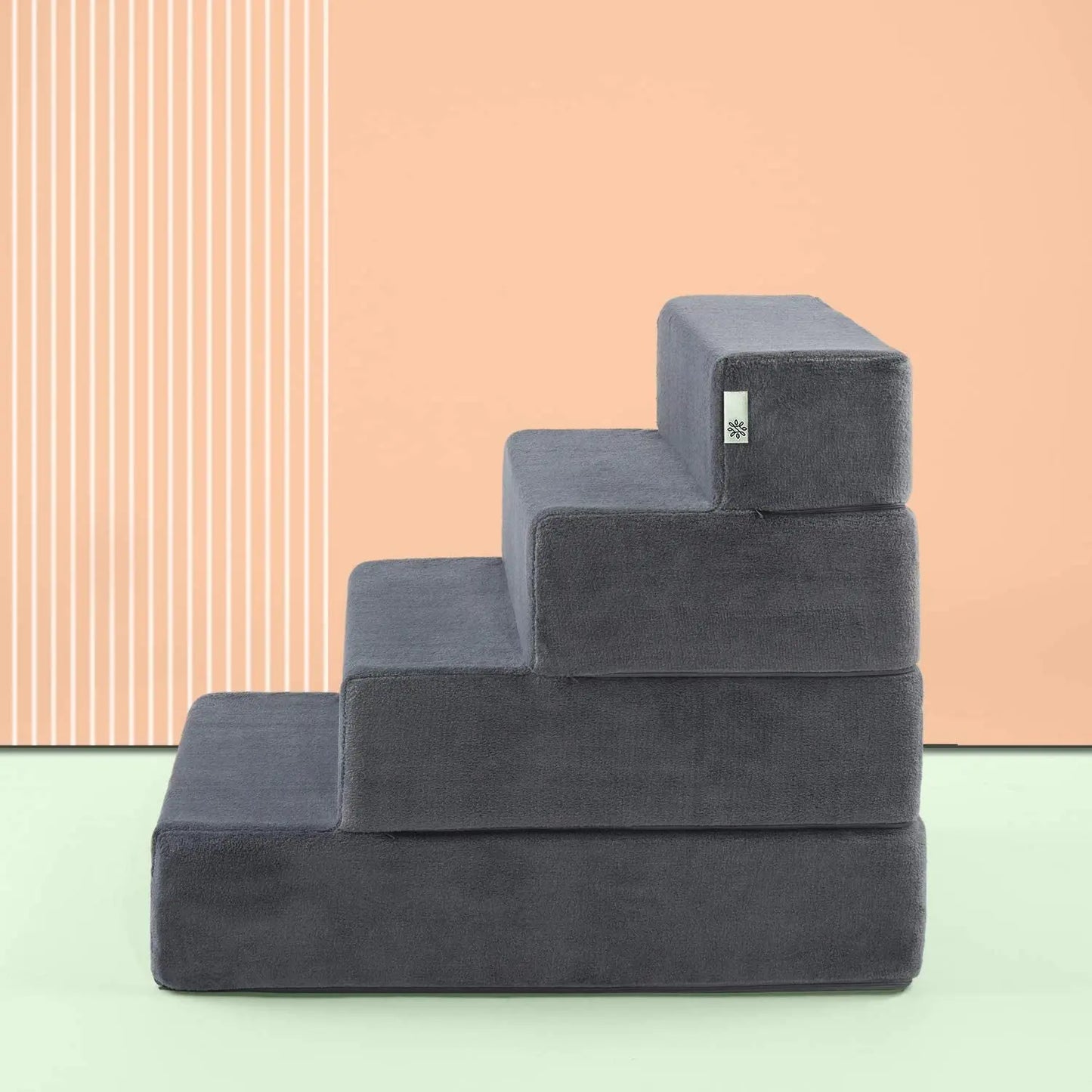 Easy Pet Stairs, Pet Ramp, Pet Ladder, Medium, Charcoal X-Large