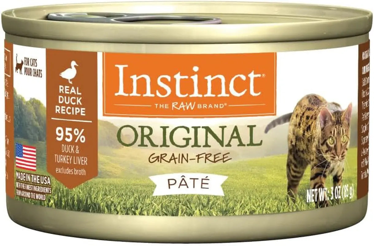 Natural Rabbit Recipe Canned Cat Food, Grain-Free 5.5oz (Case of 12 or 24) Duck 3 Ounce (Pack Of 24)