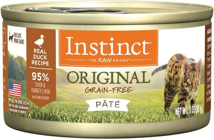 Natural Rabbit Recipe Canned Cat Food, Grain-Free 5.5oz (Case of 12 or 24) Duck 3 Ounce (Pack Of 24)
