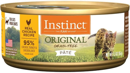 Natural Rabbit Recipe Canned Cat Food, Grain-Free 5.5oz (Case of 12 or 24) Chicken 5.5 Ounce (Pack Of 12)