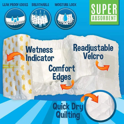 Male Dog Diapers 20 Pack – Disposable Belly Bands, Leak Proof, Absorbent