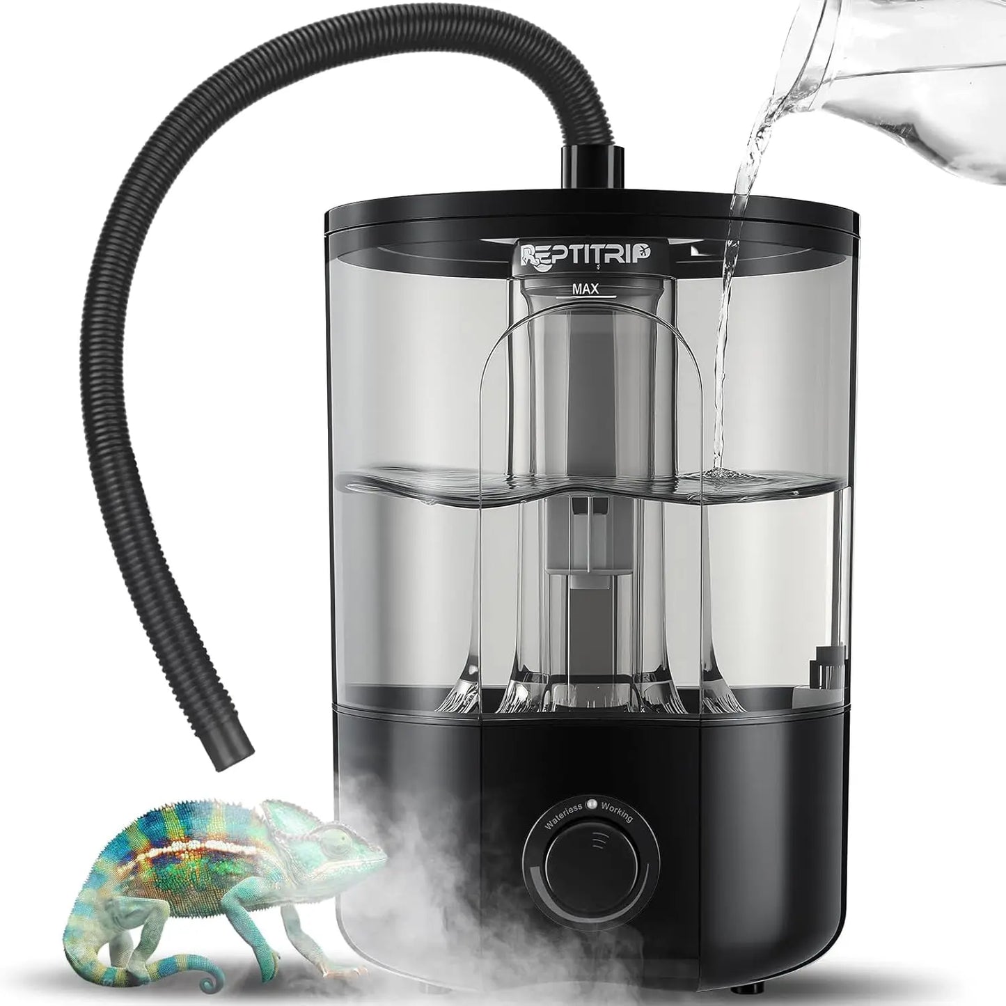 1 Gallon Reptile Humidifier Fogger Adjustable Mist Terrarium Default Title