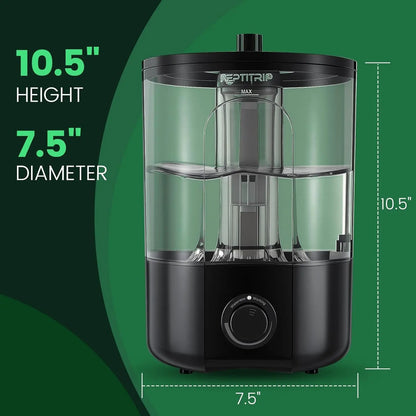 1 Gallon Reptile Humidifier Fogger Adjustable Mist Terrarium