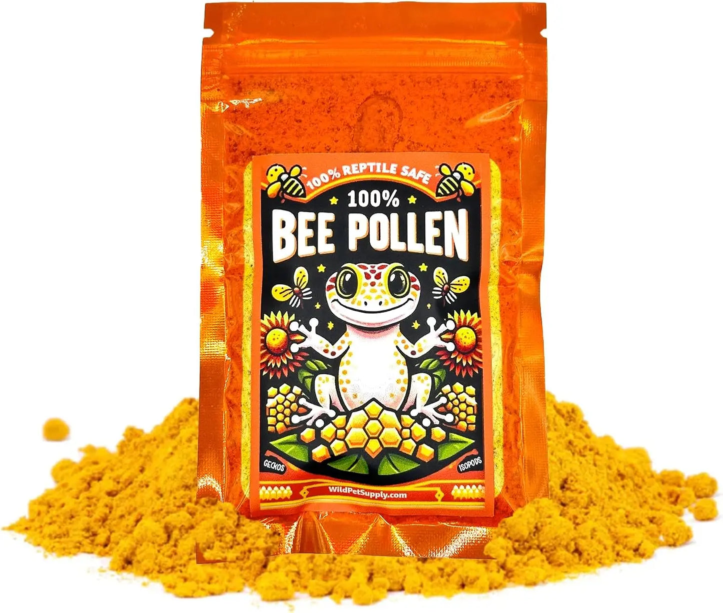 100% Bee Pollen Powder Reptile Food Topper for Geckos Isopods Default Title