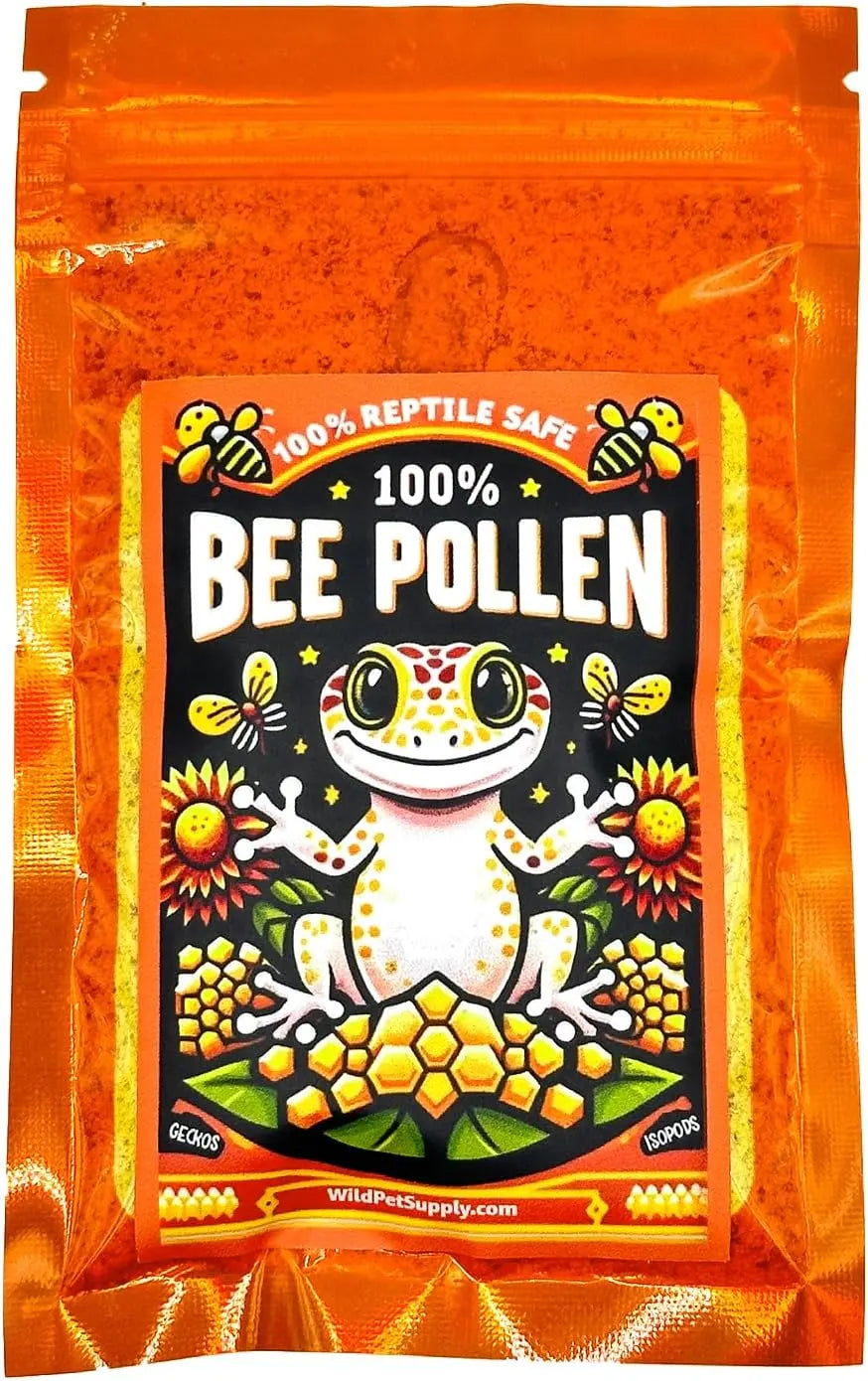 100% Bee Pollen Powder Reptile Food Topper for Geckos Isopods