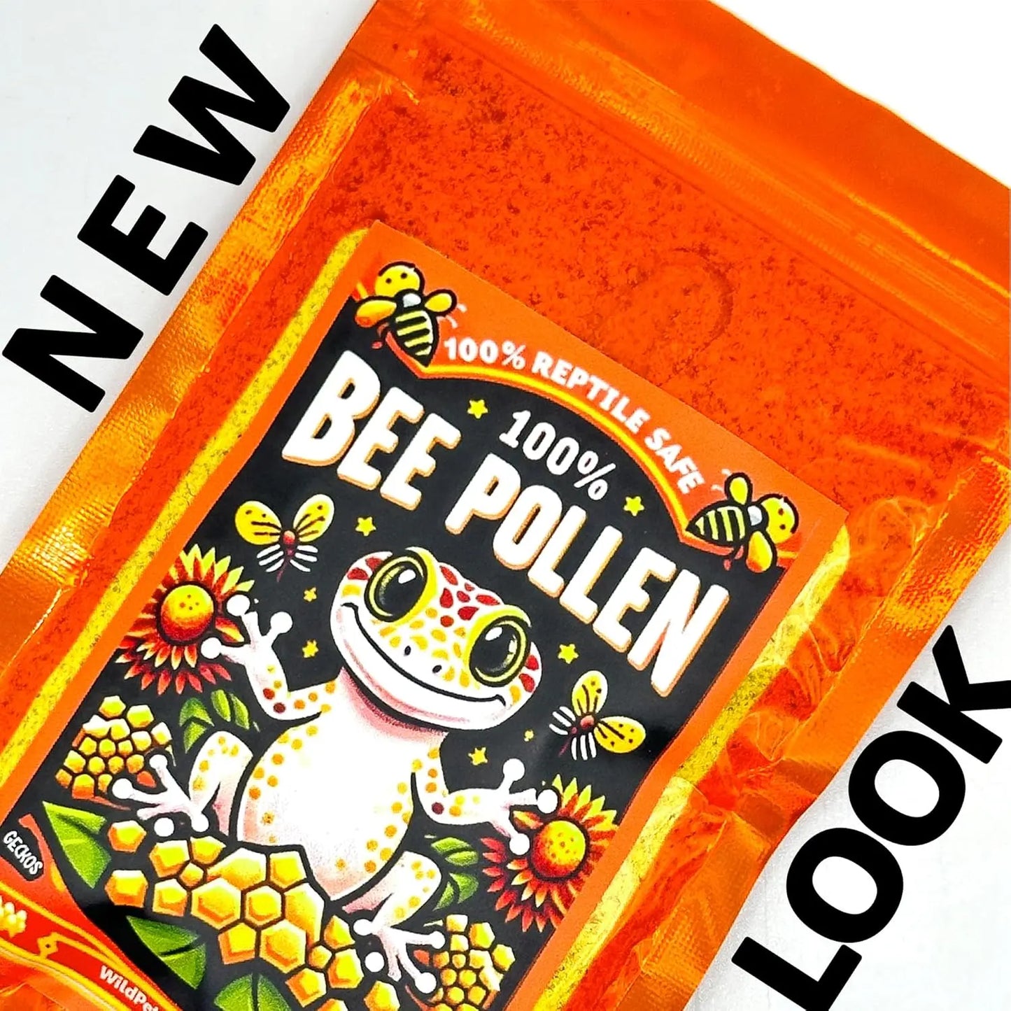 100% Bee Pollen Powder Reptile Food Topper for Geckos Isopods