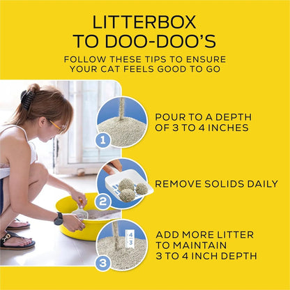 Purina Tidy Cats Lightweight 4-in-1 Clumping Cat Litter 17 lb Box Dust Free