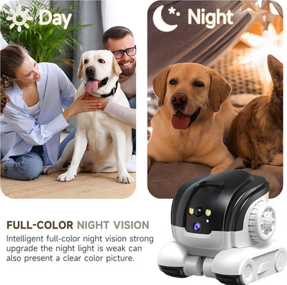 1080P Smart Pet Camera WiFi Robot 2-Way Audio Night Vision Motion Tracking(2026)
