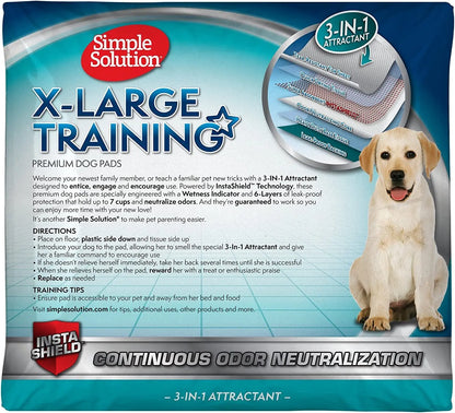 Extra Large Dog Pee Pads 28"x30" – Super Absorbent Leak Proof Puppy Training Pads