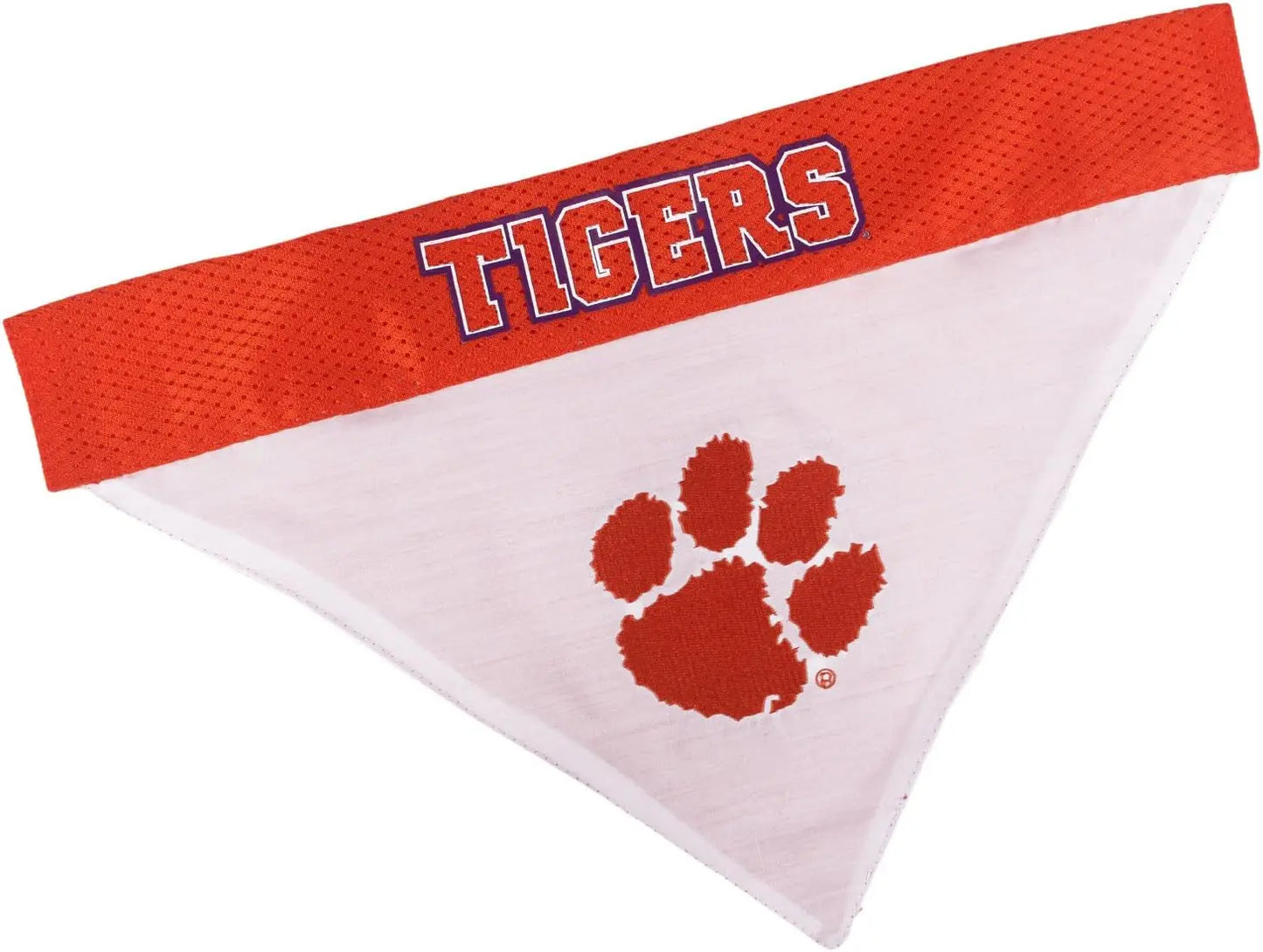 Official NCAA Collegiate Pet Bandana – Game Day Gear for Dogs & Cats Clemson Tigers Large X-Large