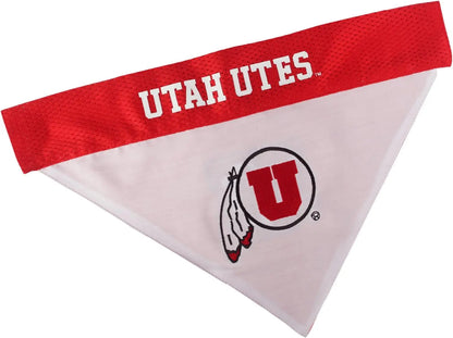 Official NCAA Collegiate Pet Bandana – Game Day Gear for Dogs & Cats Utah Utes