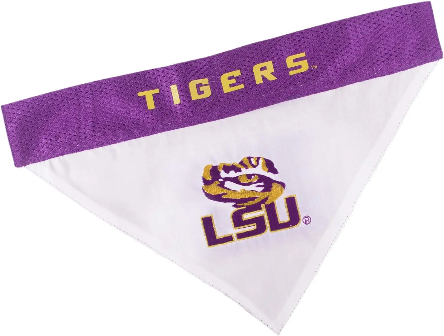 Official NCAA Collegiate Pet Bandana – Game Day Gear for Dogs & Cats Lsu Tigers Small Medium