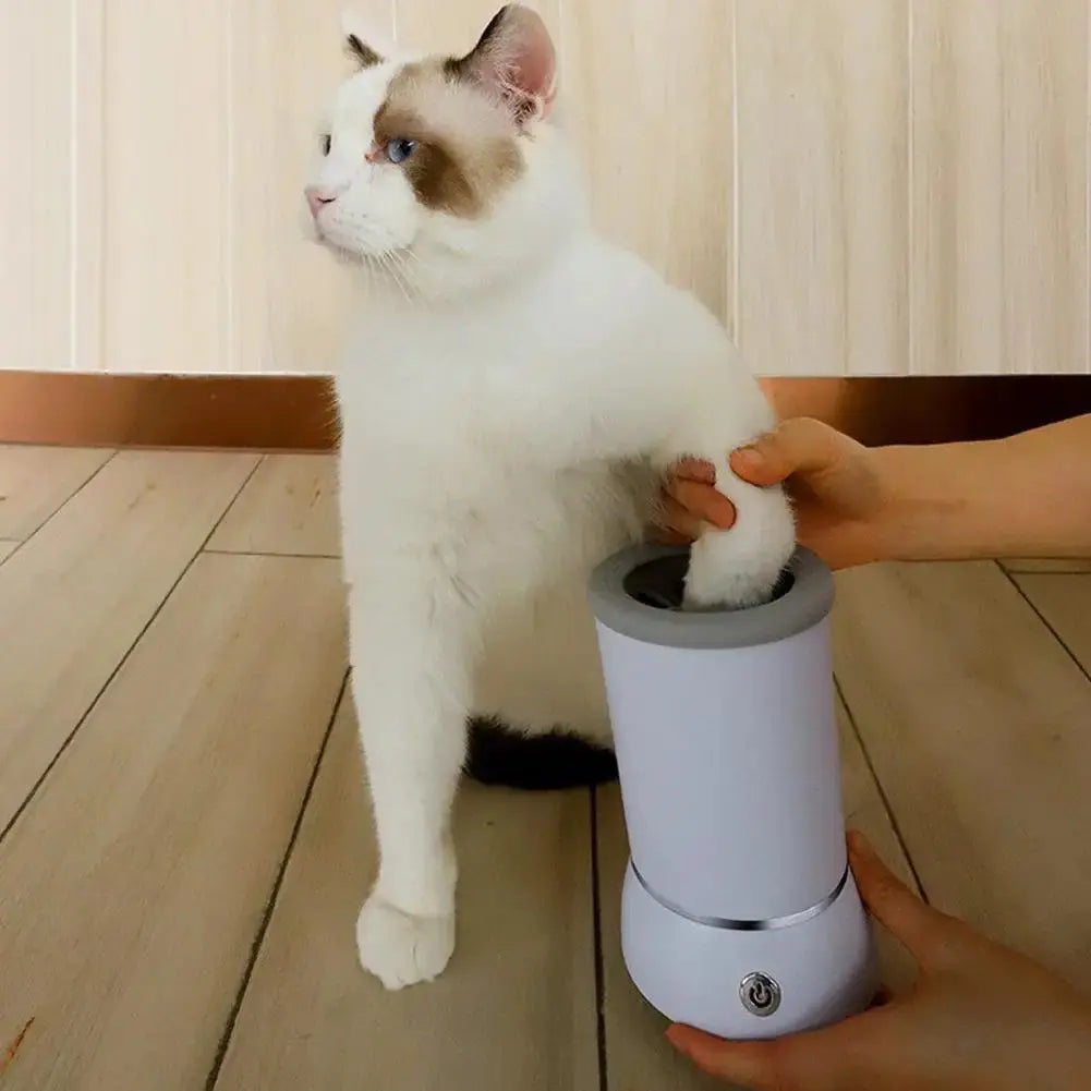 USB Rechargeable-Portable Automatic Dog Paw Cleaner & Massager for Small & Medium Pets