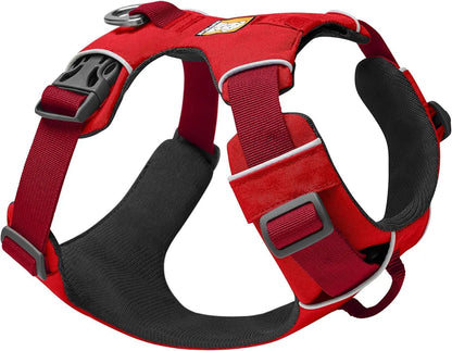Reflective Lightweight Dog Harness for All Dogs - Padded & Adjustable for Walking, Training & Everyday Use Red Sumac Medium