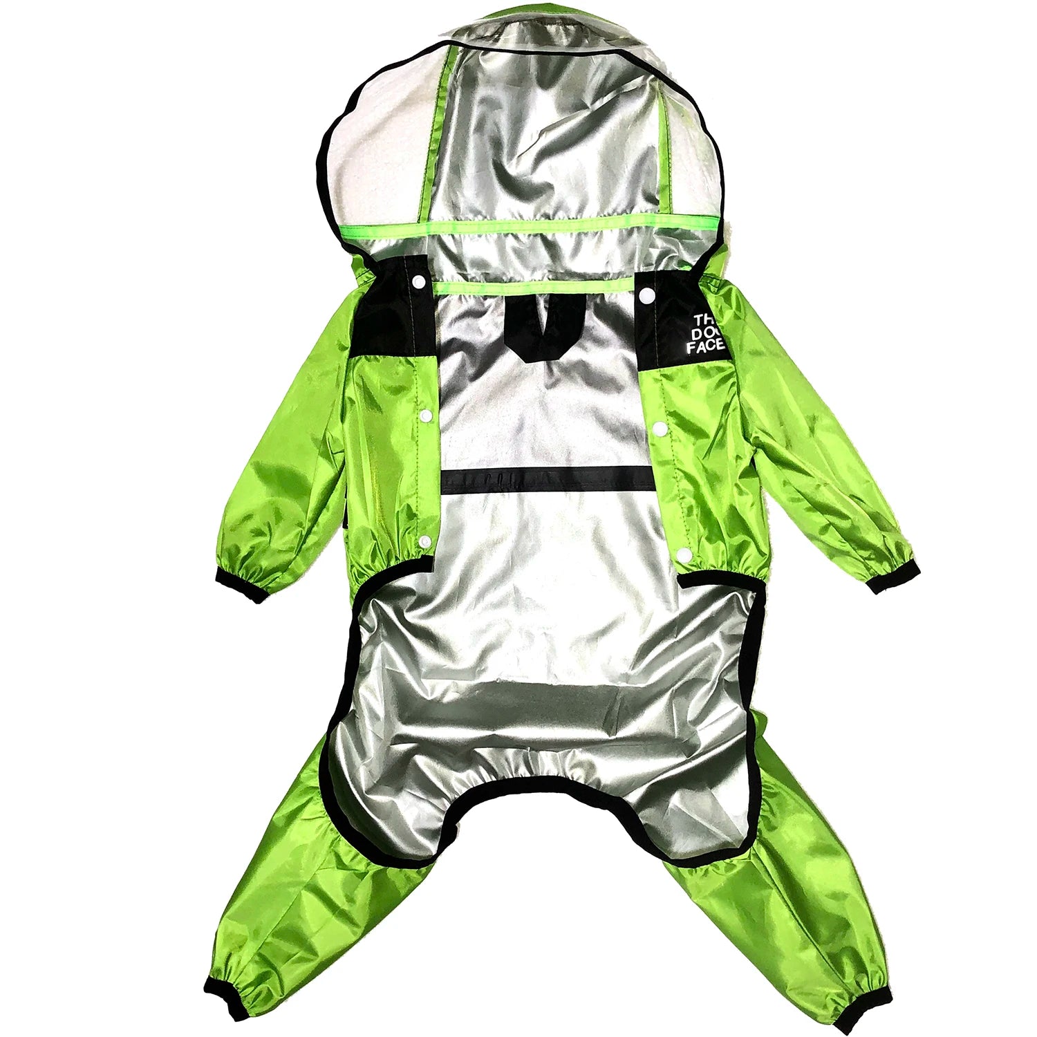 Waterproof Dog Raincoat Jacket | The Dog Face Hooded Pet Coat Jumpsuit