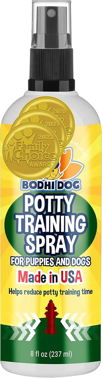 2-in-1 Bitter No Chew & Hot Spot Spray | Natural Chew Deterrent (USA) Potty Training 8Oz