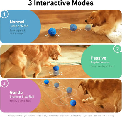 Wicked Ball Air – Smart Interactive Dog Toy, Auto Moving & Bouncing (3 Modes)