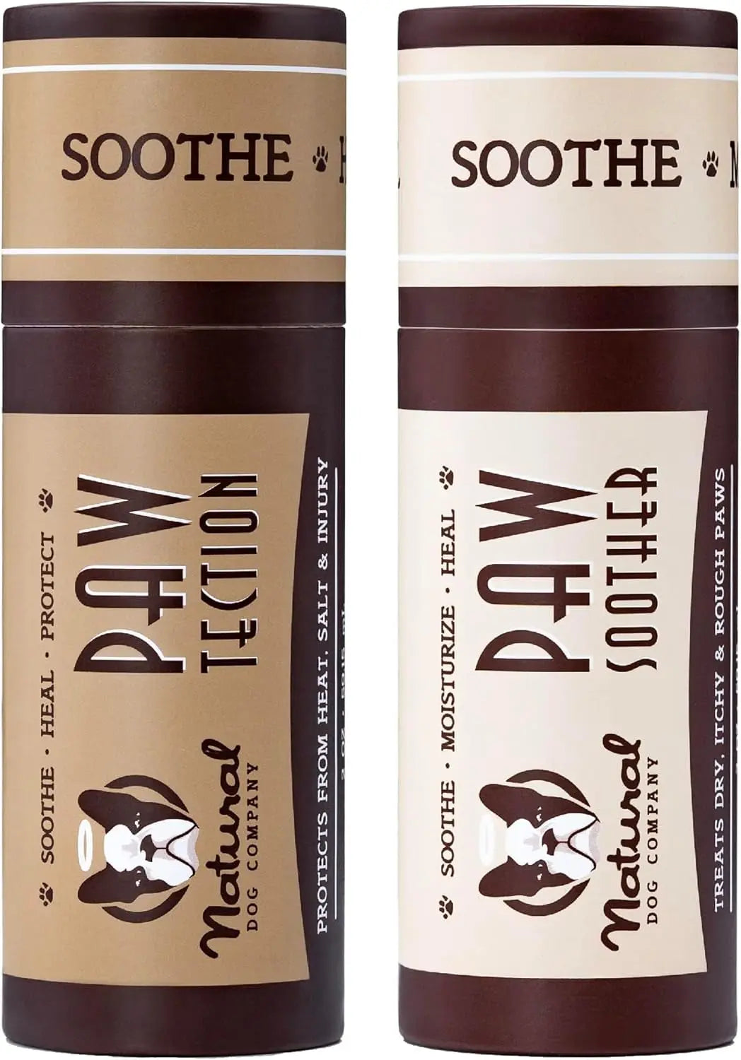 Natural Dog Paw Balm Moisturizer – Heals & Protects Dry, Cracked Pads, Restores Comfort & Softness