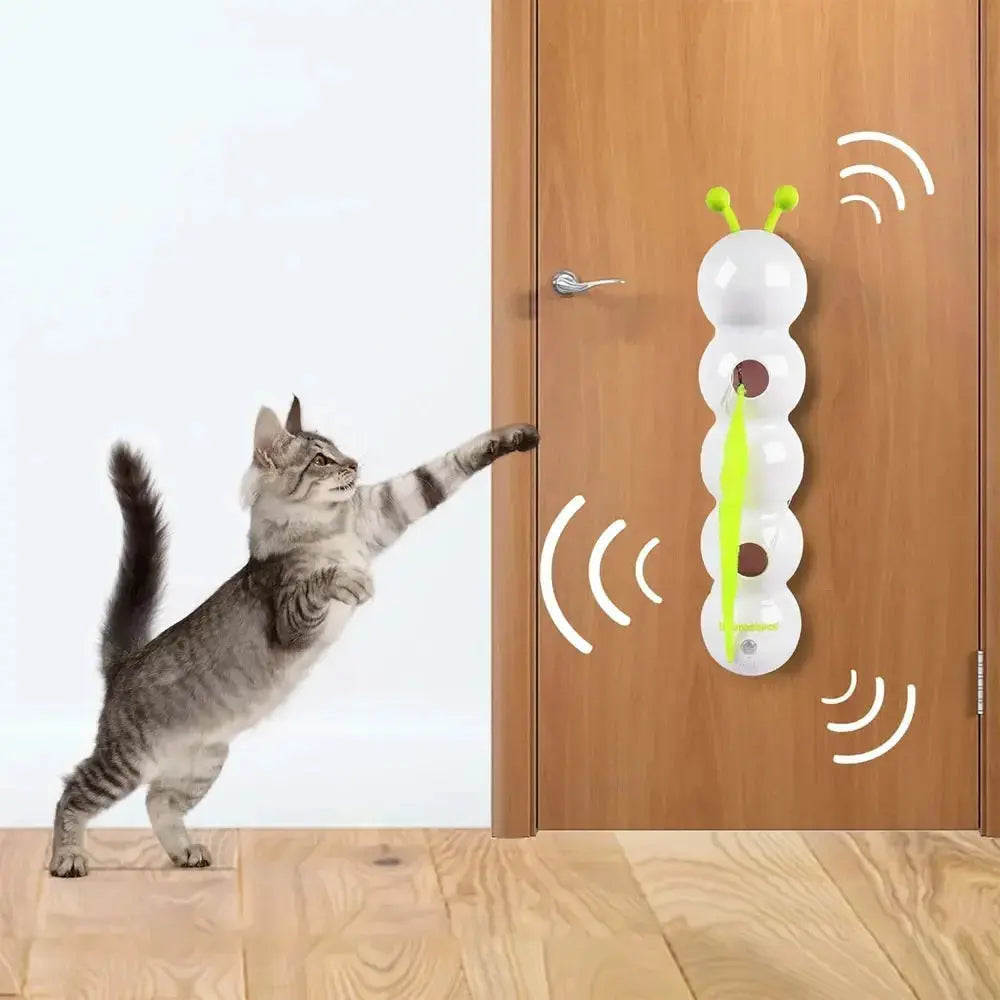 Interactive Caterpillar Smart Toy for Indoor Cats – Fun & Engaging Play