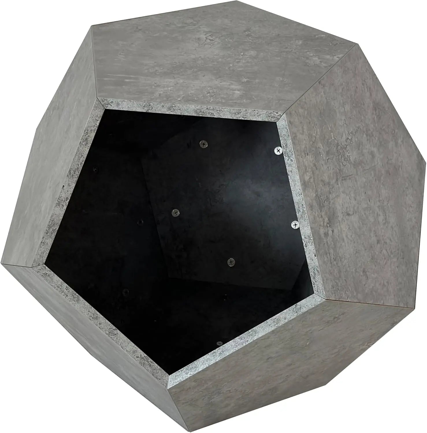 25.98" Modern Cat Furniture Side Table – Multifunctional Pet House in Gray