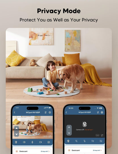 Smart Automatic Pet Feeder with Camera, WiFi 6L Dual Feeding & Two-Way Audio