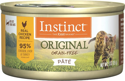 Natural Rabbit Recipe Canned Cat Food, Grain-Free 5.5oz (Case of 12 or 24) Chicken 3 Ounce (Pack Of 24)