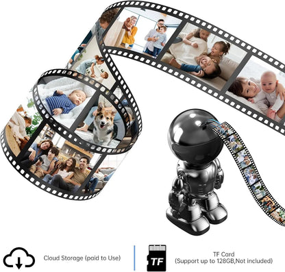 2K HD Indoor Pet Camera – Dual-Band WiFi, Motion Track, 2-Way Audio, Night Vision