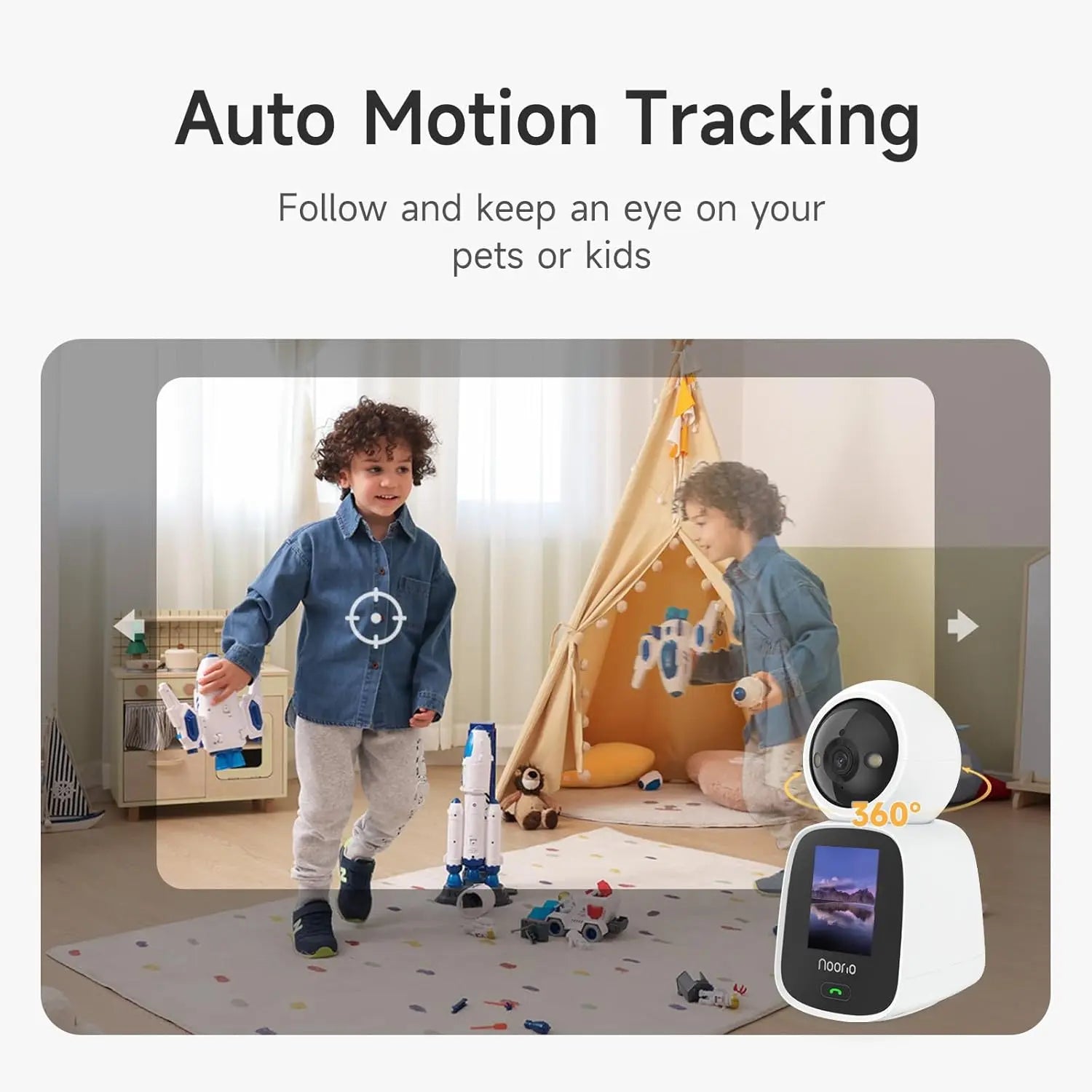 2K Pet Camera 2-Way Video Call, 360° Dog Cam with App, Speaker & Color Night Vision – Indoors