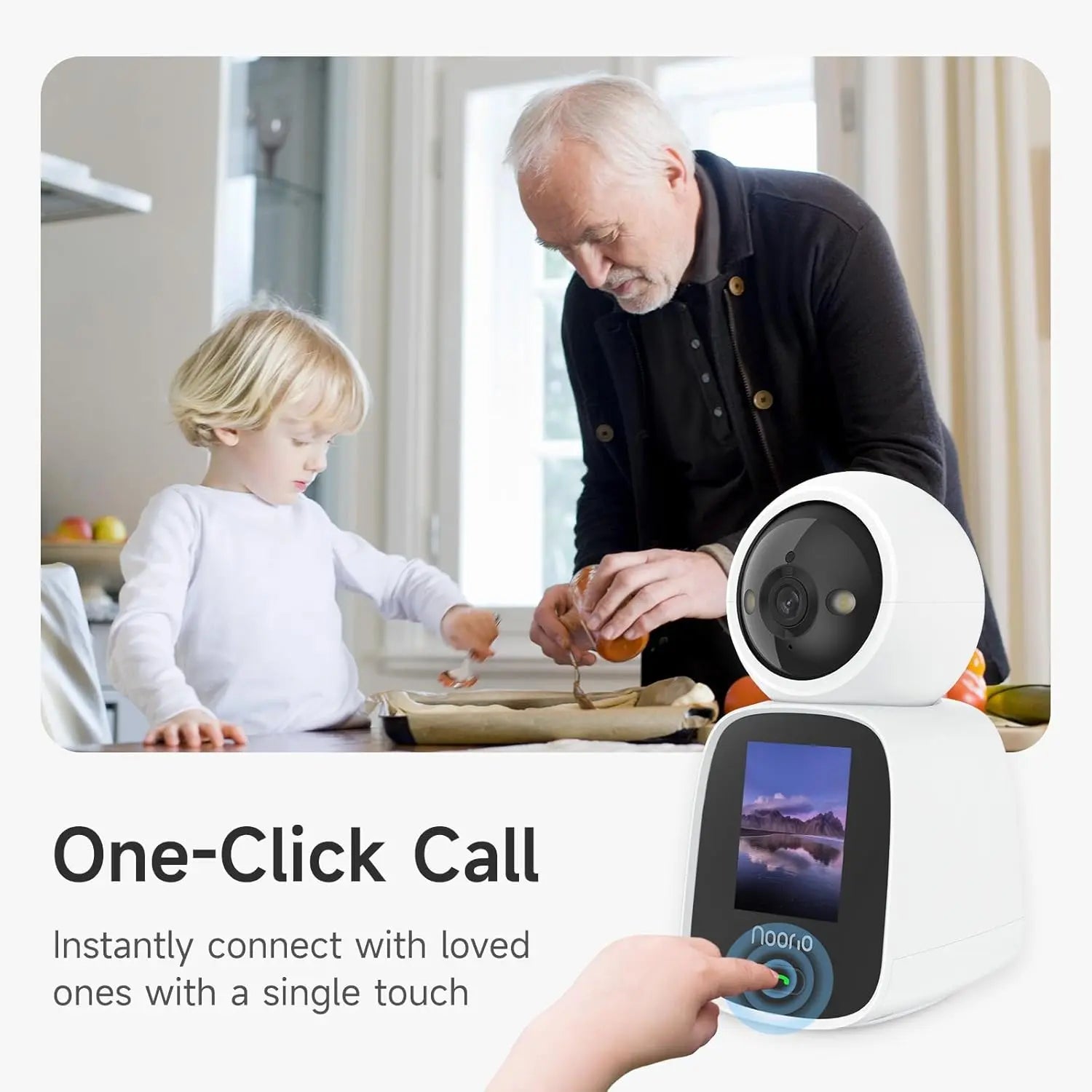 2K Pet Camera 2-Way Video Call, 360° Dog Cam with App, Speaker & Color Night Vision – Indoors