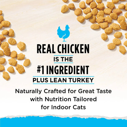 Purina Cat Chow Naturals Indoor Dry Cat Food Chicken & Turkey 6 lb Bag