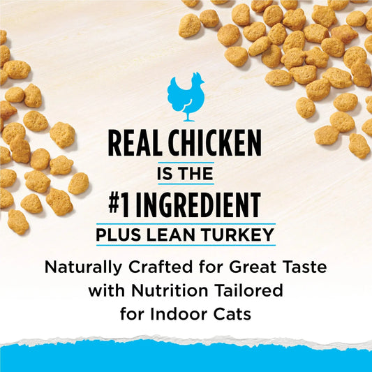 Purina Cat Chow Naturals Indoor Dry Cat Food Chicken & Turkey 6 lb Bag